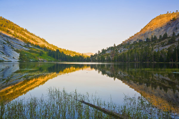 merced lake sunrise